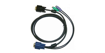 D-Link DKVM-IPCB5/10 кабель/ DKVM-IPCB5/10 KVM Cable with VGA and 2xPS/2 connectors for DKVM-IP8/T1,