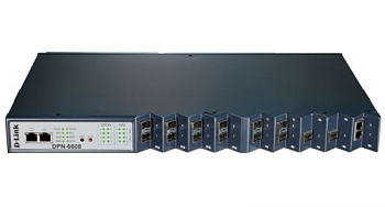D-Link DPN-6608/A1A Коммутатор GPON OLT уровня 2 с 8 портами GPON SFP Downlink, 4 портами 1G/SFP и 2