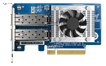 Сетевая карта/ QNAP QXG-25G2SF-CX6 Dual Port 25 GbE SFP28 PCIe Gen4 x8 NIC