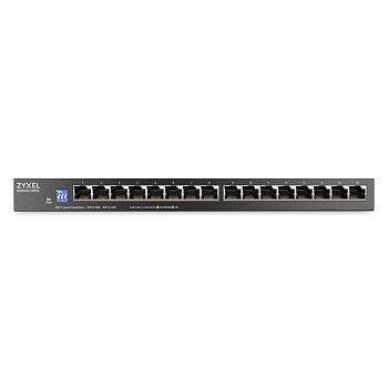 ZYXEL GS1100-16ES-EU0101F Коммутатор настольный, бесшумный/ Unmanaged Gigabit Switch Zyxel GS1100-16