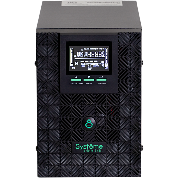 Systeme Electric Smart-Save SMT 2000 ВA, 230 В, 1:1, 3 шт. АКБ, 12В 9Ач, размеры 157,5x453x227,5 мм