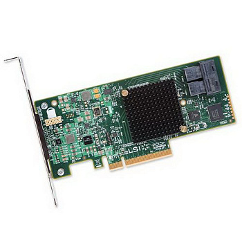 Контроллер/ LSI SAS 9300-8i SGL 8-Port Int, 12Gb/s SATA+SAS, PCIe 3.0 HBA