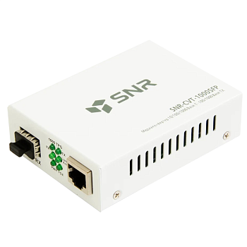 SNR SNR-CVT-1000SFP Медиаконвертер/ Медиаконвертер  10/100/1000-Base-T / 100/1000Base-FX с SFP-порто