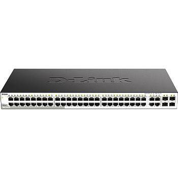 D-Link DGS-1210-52/F3A Коммутатор/ DGS-1210-52/F Smart L2 Switch 48х1000Base-T, 4хCombo 1000Base-T/S