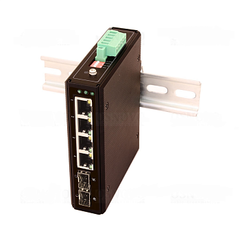 OSNOVO SW-80402-I(port 60W.240W) Коммутатор/ OSNOVO SW-80402-I(port 60W,240W) Промышленный PoE комму