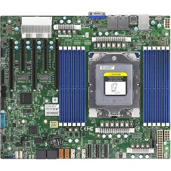 Системная плата/ Supermicro MBD-H13SSL-NT-B, ATX,  1xSP5 AMD EPYC 9004/9005, 12x DIMM DDR5 6000 MT/s