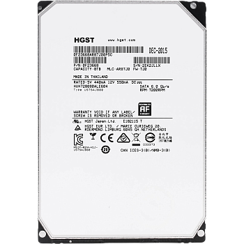 Жесткий диск/ RECERTIFIED HDD HGST SATA Server 8Tb Ultrastar 7200 6Gb/s 128MB 0F23668 1 year warrant