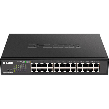 D-Link DGS-1100-24PV2/A2A Коммутатор/ DGS-1100-24PV2 EasySmart L2 Switch 24х1000Base-T (12х1000Base-