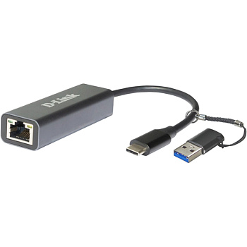 D-Link DUB-2315/A1A Сетевой адаптер/ DUB-2315,DUB-2315/A1A USB-C to 2.5G Ethernet Adapter + USB-A to
