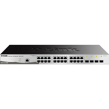 D-Link DGS-1210-28/ME/P/B2A Коммутатор/ DGS-1210-28/ME/P/B Managed L2 Metro Ethernet Switch 24x1000B