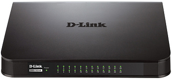 D-Link DES-1024A/E1B Сетевой коммутатор/ 24-port UTP 10/100Mbps Auto-sensing, Stand-alone Unmanaged,