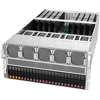 Платформа для сервера/ Supermicro GPU SuperServer AS-5126GS-TNRT 5U (2x Socket SP5 up 500W, 24x DDR5