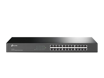 TP-Link TL-SF1024 Коммутатор/ 24-port 10/100M Switch, 24 10/100M RJ45 ports, 1U 19-inch rack-mountab