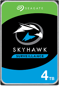 HDD Seagate SATA3 4Tb 5400 Skyhawk Surveillance 256Mb 1 year warranty (replacement ST4000VX013, ST40