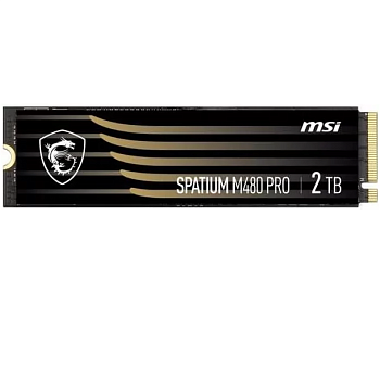 MSI SSD SPATIUM M480 Pro, 2000GB, M.2(22x80mm), NVMe, PCIe 4.0 x4, 3D TLC, R/W 7400/7000, IOPs 1 000