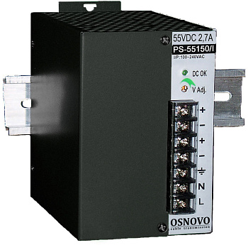 OSNOVO PS-55150/I Блок питания/ OSNOVO Промышленный блок питания. DC55V, 2,7A (150W). Диапазон входн
