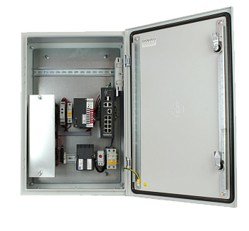 OSNOVO OS-46TB1(SW-80822/ILR) Коммутатор/ OSNOVO Уличный управляемый (L2+) коммутатор на 12 портов с
