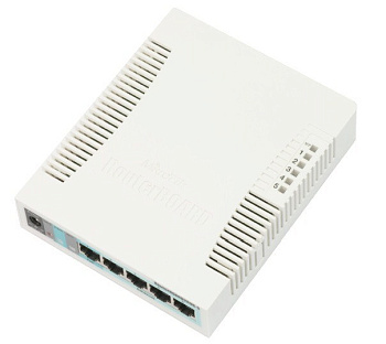 Mikrotik CSS106-1G-4P-1S Коммутатор/ RB260GSP 5x Gigabit PoE out Ethernet Smart Switch, SFP cage, pl