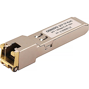 OSNOVO SFP-TP-RJ45 Трансивер/ OSNOVO Медный SFP модуль GE, до 1,25Гбит/с, до 100м