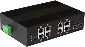 OSNOVO SW-60802/IC Коммутатор/ OSNOVO Промышленный 10-портовый PoE коммутатор, 8 x 10/100Base-T с Po