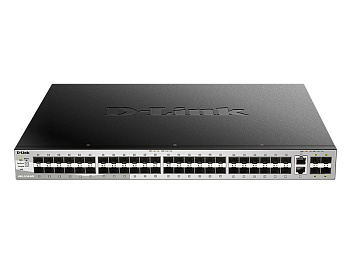 D-Link DGS-3130-54S/A1A Коммутатор/ Managed L3 Stackable Switch 48x1000Base-X SFP, 2x10GBase-T, 4x10