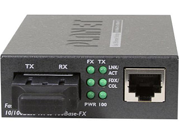 PLANET FT-802S15 FT-802S15 медиа конвертер/ 10/100TX - 100Base-FX (SC) Single Mode Bridge Fiber Conv
