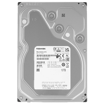Жесткий диск/ HDD Toshiba SATA 10Tb 3.5" Server 7200 6Gbit/s 512Mb  1 year warranty