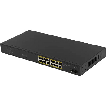 Cudy GS1020PS2 Коммутатор/ 16-Port Gigabit PoE+ Switch with 2 Gigabit SFP ports 200W