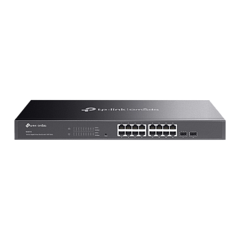 TP-Link SG2218 Коммутатор/ Jetstream 16-port gigabit smart switch with 2-gigabit uplink ports, 16 10
