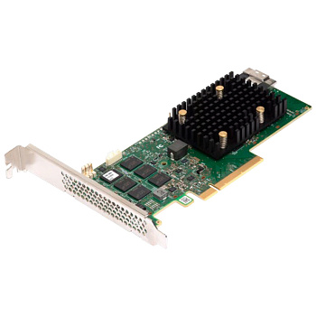 Контроллер/ MegaRAID SAS 9500-8i SGL (05-50077-03) PCIe v4 x8 LP, Tri-Mode SAS/SATA/NVMe 12G HBA, 8p