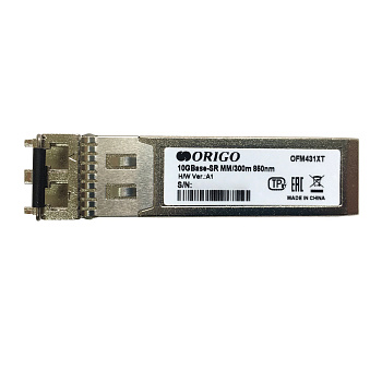 Origo OFM431XT/A1A Трансивер/ OFM431XT SFP+ Transceiver, 10GBase-SR, Duplex LC, 850nm, Multi-mode, 3