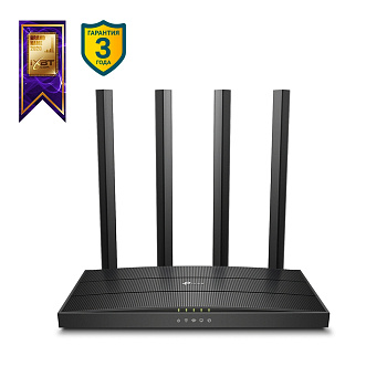 TP-Link Archer C6 Маршрутизатор/ V4 AC1300 Wireless Dual Band Gigabit MU-MIMO Router
