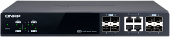 QNAP QSW-M804-4C Коммутатор/ QNAP QSW-M804-4C 10 Gbps managed switch with 8 SFP + ports, 4 of which 