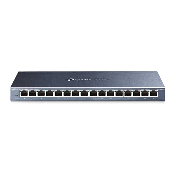 TP-Link TL-SG116 Коммутатор/ 16-Port Gigabit Desktop Switch, 16 Gigabit RJ45 Ports, Desktop Steel Ca