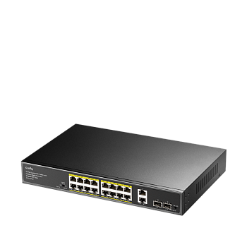 Cudy GS1018PS2 Коммутатор/ 16-10/100/1000 BASE-T Gigabit ports, 2-Port 10/100/1000 BASE-T Gigabit Up
