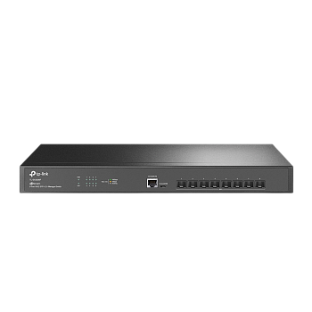 TP-Link TL-SX3008F Коммутатор/ Fully managed switch with full 8-port 10G fiber ports and 160 Gbps sw