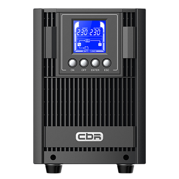 ИБП CBR ESSENCE ESN-2000C Online 2000 VA / 2000 W, Tower, 6 x C13, LCD, HID-USB, RS232, EPO, SNMP sl