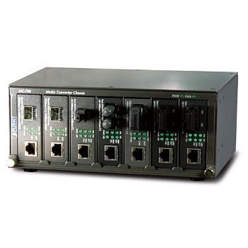 PLANET MC-700 MC-700 шасси для установки медиаконвертеров/ 7-Slot 10" Media Converter Chassis