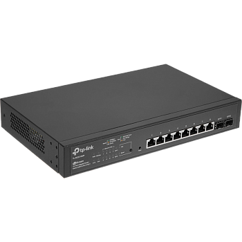 TP-Link SG2210MP Коммутатор/ 10-Port Gigabit Smart Switch with 8-Port PoE+, 8? Gigabit PoE+ Ports, 2