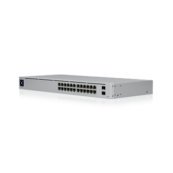 Ubiquiti USW-24 Коммутатор/ 24-port, Layer 2 switch with a silent, fanless cooling system