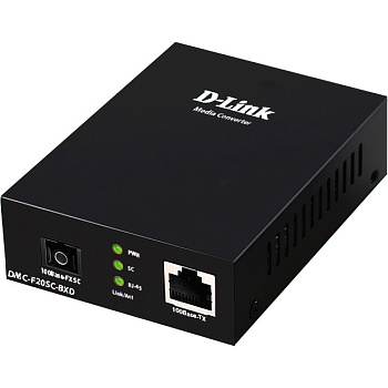 D-Link DMC-F20SC-BXD/B1A Трансивер/ DMC-F20SC-BXD WDM Media Converter 100Base-TX to 100Base-FX, SC, 