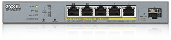 ZYXEL GS1350-6HP-EU0101F Коммутатор/ ZYXEL GS1350-6HP L2 PoE + switch for ZYXEL GS1350-6HP IP camera