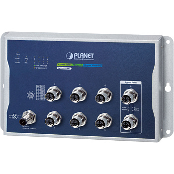 PLANET WGS-5225-8MT коммутатор/ PLANET WGS-5225-8MT IP40, IPv6/IPv4 Industrial L2+ 8-Port 10/100/100